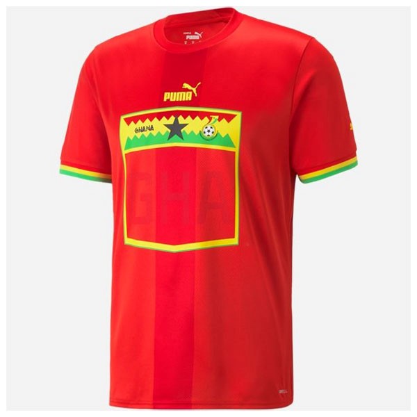 Tailandia Camiseta Ghana Replica Segunda Ropa 2022 Rojo